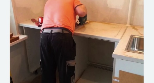 Сборка кухонного гарнитура. Сортавала